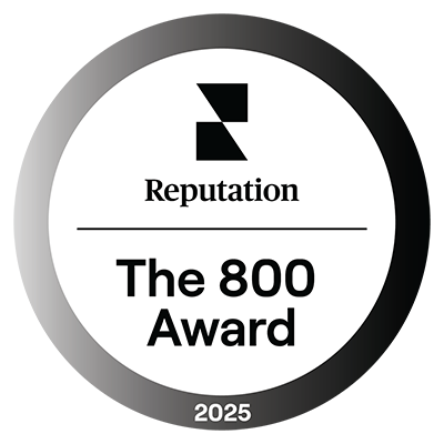 The 800 Award 2025 logo